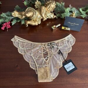 Honey Birdette Goldy Gold brief S